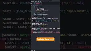 Delete Method #php #api #reactjs #mysql #axios #shorts