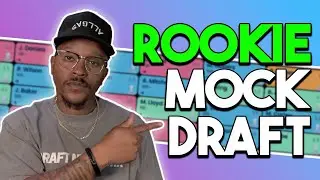 TWO-ROUND 2024 Rookie Mock Draft Pre-NFL Combine | 2024 Fantasy Football
