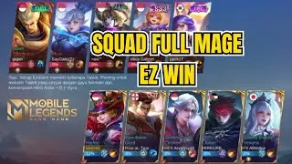 SQUAD FULL MAGE BANTAI BANTAI, SENGGOL DONK ❗#mlbb #mobilelegends #mobilelegendsbangbang