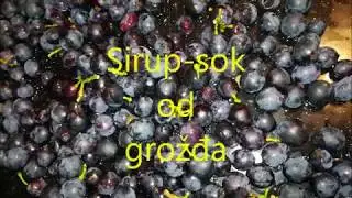 Sirup-sok od grožđa
