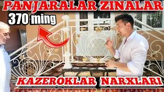 PANJARALAR, ZINA RISHOTKALARI, KAZEROKLAR VA KACHELALAR METAL NARXLARI 2021