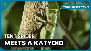 Tent Spider’s Deadly Silk Wrap - Monster Bug Wars - Nature Documentary