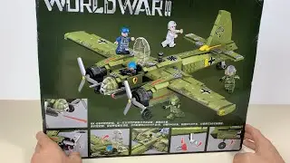 快速搭建二战容克88轰炸机丨Quickly build World War II Junker 88 bombers