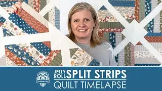 😓This quilt did NOT go as planned! My Mistake & How I Changed this Jelly Roll Split Strips Quilt