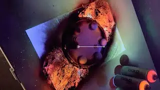 UV Paint! Planet - Galaxy Spray Paint Art