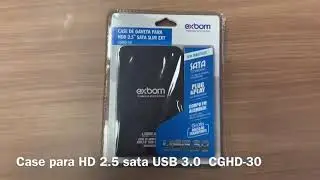 Case para HD 2 5 sata USB 2 0  CGHD 10   Case para HD 2 5 sata USB 3 0  CGHD 30