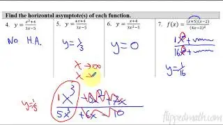 Calculus AB/BC – 1.15 Limits at Infinity and Horizontal Asymptotes