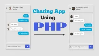Chating App Using Javascript & PHP with source Code | CodeWithNizami.