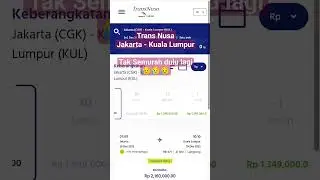 Pulang ke Indonesia naik TRANS Nusa sekarang Mahal #kualalumpur #travelmalaysia #pulangkeindonesia