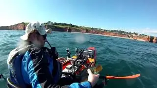 Ladram Bay Kayak Fishing 2015