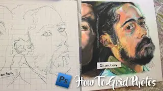 Artorials: How To Grid Pictures for Drawing In Photoshop