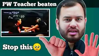Physics wallaah teacher beaten by student 😱🤬 || Alakh sir reply 🧐😱 || pw teacher slapped 😱 || #pw