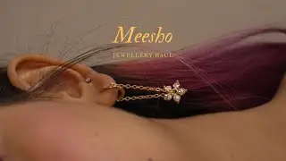 Huge Meesho Jewellery Haul - Earring, Rings, Chains & More | Aishwarya Khajuria