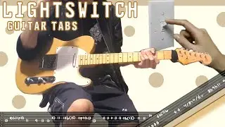 Charlie Puth - Lightswitch GUITAR SOLO TABS (Tutorial w/ tabs) + BACKING TRACK