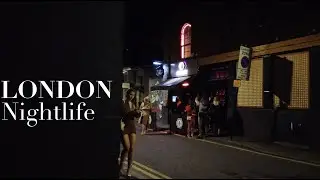 Late Night Stroll in London | London Nightlife Walking Tour [4K HDR]
