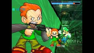 Mugen Pico (Newgrounds) Vs Super Better Luigi