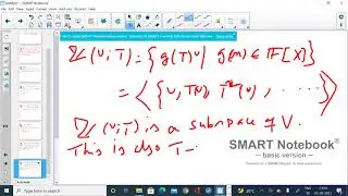 MA412, Lecture no  17 (Invariant Sunspaces) by Tapas Chatterjee, IIT Ropar