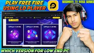How To Play Free Fire Using LD Player In Low End Pc | Best Emulator for low end pc 