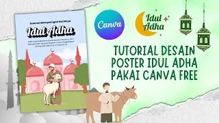 Tutorial Desain Poster Idul Adha di Canva FREE