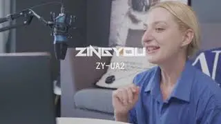ZINGYOU ZY-UA2 USB COMPUTER MICROPHONE BUNDLE