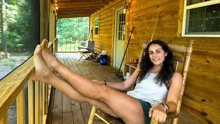 I'm Making My Remote Cabin in the Woods a Cozy Paradise ✨🌲