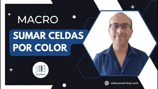 Utiliza un macro para sumar celdas por color en Excel