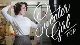 Sewing a Sweater Girl Top | Vintage Inspired DIY