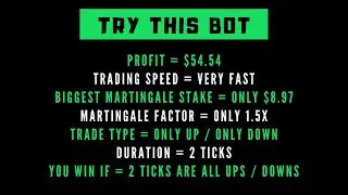 FREE BINARY BOT | ONLY UPS ONLY DOWNS