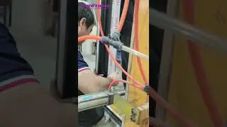 Full video of factory installation and commissioning of five folding doors#aluminum #factory #short