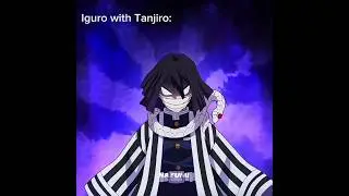 Mitsuri with Tanjiro💕vs Iguro with Tanjiro💀|kny season 4 ep 5|#tanjiro #kanroji #obanai #kny#shorts