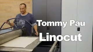 Tommy Pau - telling stories in linocut print