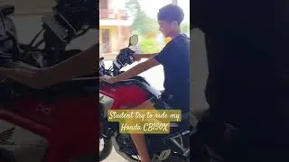 Student riding my HONDA CB150X