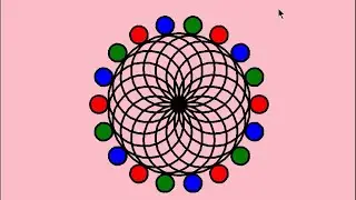Python Turtle Code: Filled Circles