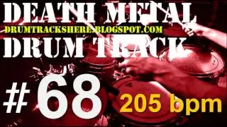 #68 DEATH METAL | DRUM TRACK 205 bpm
