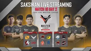 [2020] Free Fire Master League | Season I | Pot BCD | Match 10 | Day 2