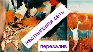 Поймал 2 ведра САЗАНОВ и КАРАСЕЙ за 2 часа. РЫБАЛКА НА КАСТИНГОВУЮ СЕТЬ! #fishing #낚시 #рыбалка