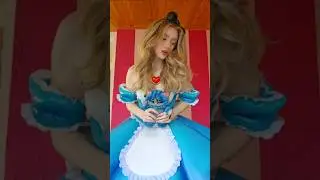 Can you guess my favorite holiday? 🎃❤️ #aliceinwonderland #halloweencostume#costume #halloween2024