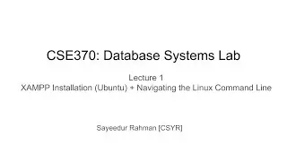 XAMPP | Installation on Ubuntu + Navigating the Linux Command Line