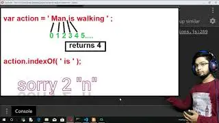 20. Searching a Particular Character in a String - includes() Method -Finding the Index - indexOf()