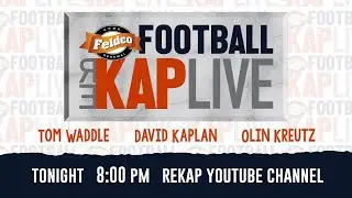 Feldco Bears REKAP 🔴  LIVE (Week 10): David Kaplan, Tom Waddle and Olin Kreutz! 🏈🐻⬇️