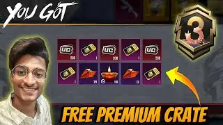 😍FREE PREMIUM CRATE & FREE 500 UC IN BGMI - UC DHAMAKA EVENT ​⁠​⁠