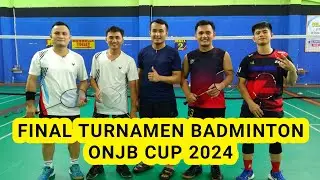 FINAL TURNAMEN BADMINTON ONJB CUP 2024 SOZANOLO/DAMAI VS DELON/STEVEN