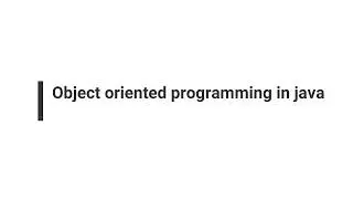 Abstract classes in Java |  abstract method