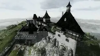 Хустський замок. 3-D реконструкція