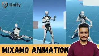 How to use MIXAMO Character and Animations in Unity - Unity Game Development Tutorial