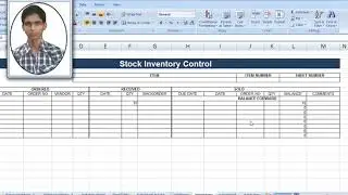 Microsoft Office 2007 Excel 20 Stock Inventory System
