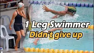 1 Leg Swimmer didn't give up | 50 Butterfly Palarong Pambansa Paralympic 2024