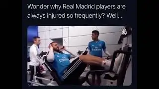Wonder Why Real Madrid Playera Always Injured🤣🤣