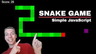 I made the SNAKE GAME with only JAVASCRIPT