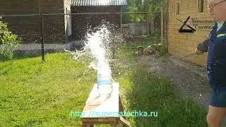 Заточка меча каролинг для рубки бутылок.